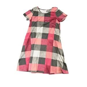 LuLaRoe Jessie swing dress with a plaid pattern medium excellent